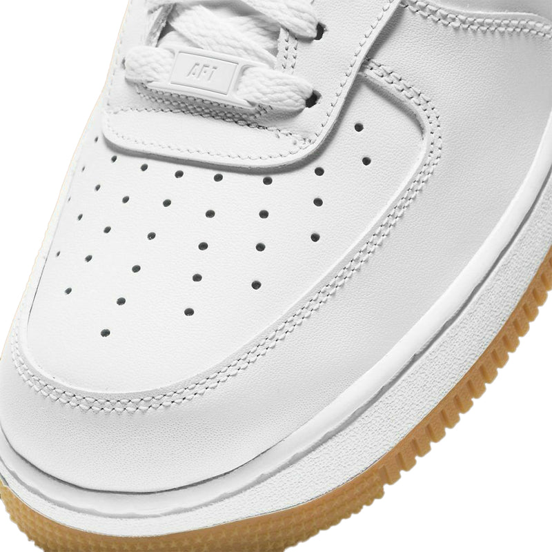 Men's Air Force 1 '07 White/White-Gum Light Brown (DJ2739 100)