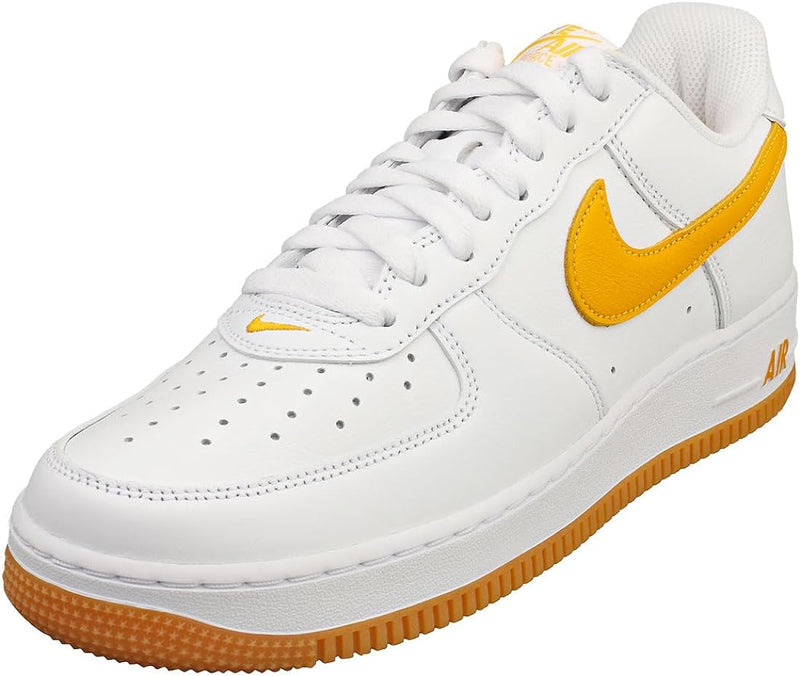 Men's Air Force 1 Low Retro QS White/University Gold (FD7039 100)