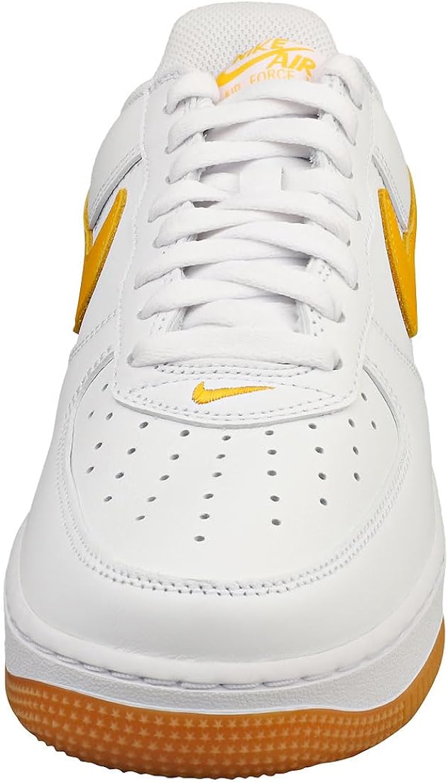 Men's Air Force 1 Low Retro QS White/University Gold (FD7039 100)