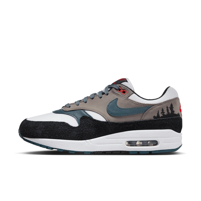 Men's Air Max 1 PRM "Escape" White/Slate Blue-Black (FJ0698 100)