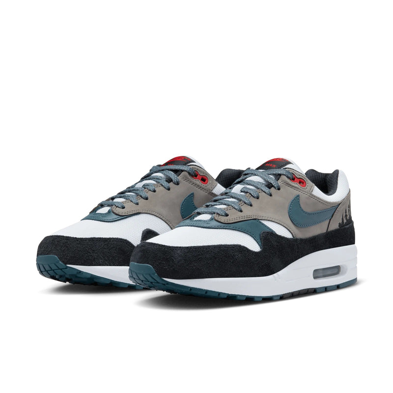 Men's Air Max 1 PRM "Escape" White/Slate Blue-Black (FJ0698 100)