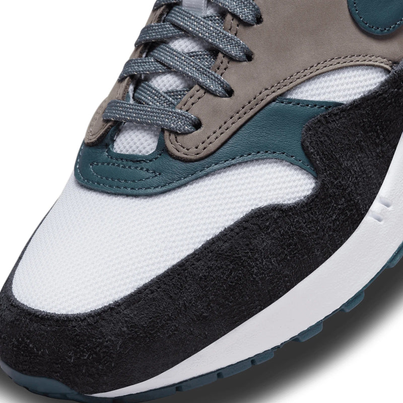 Men's Air Max 1 PRM "Escape" White/Slate Blue-Black (FJ0698 100)