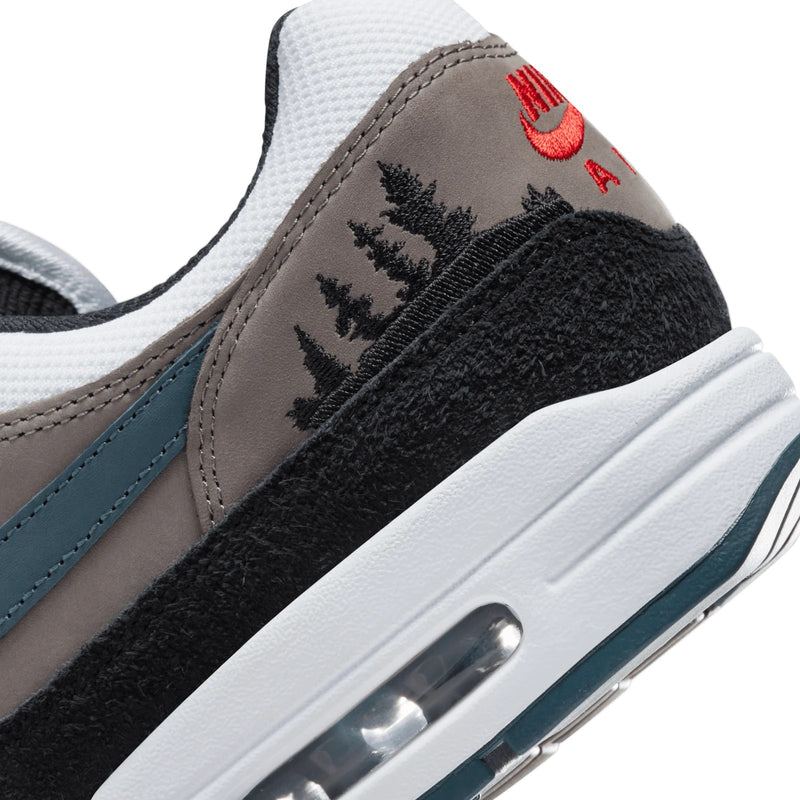 Men's Air Max 1 PRM "Escape" White/Slate Blue-Black (FJ0698 100)
