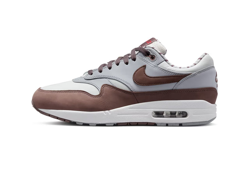 Men's Air Max 1 PRM Summit White/Plum Eclipse (FB8916 100)