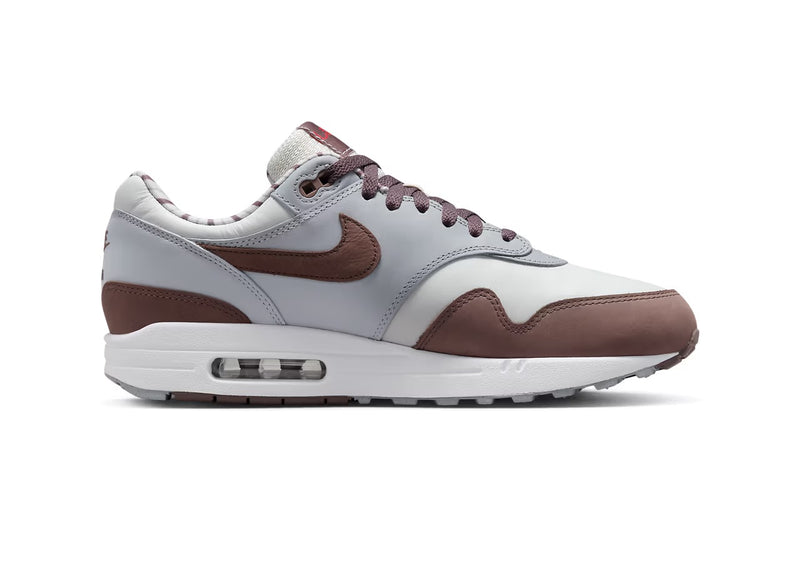 Men's Air Max 1 PRM Summit White/Plum Eclipse (FB8916 100)