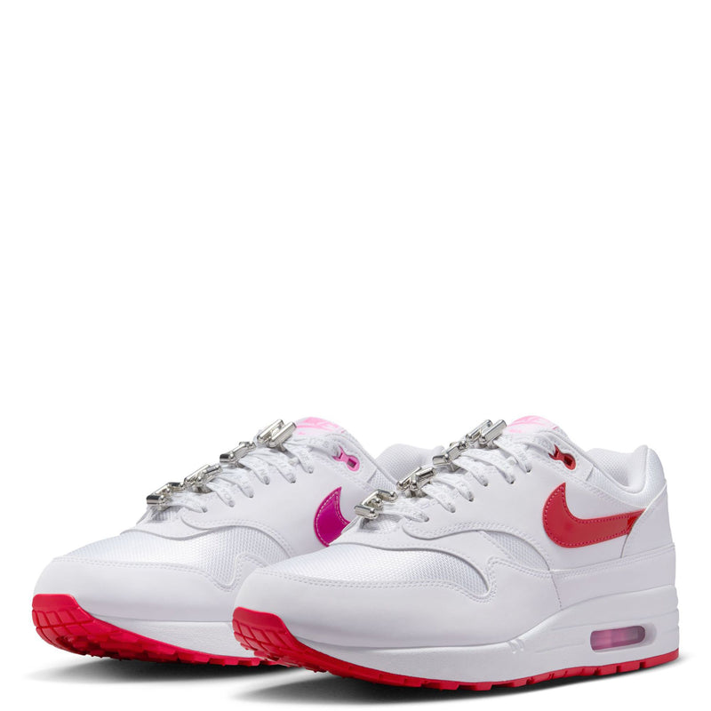 Men's Air Max 1 PRM White/University Red (HV2303 100)