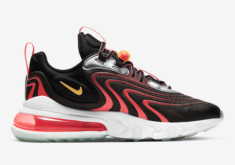 Men's Air Max 270 React Eng Black/Topaz Gold (CW7302 001)