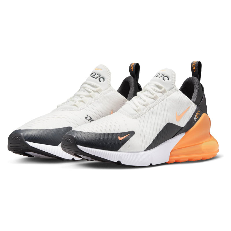 Men's Air Max 270 Summit White/Laser Orange (AH8050 114)
