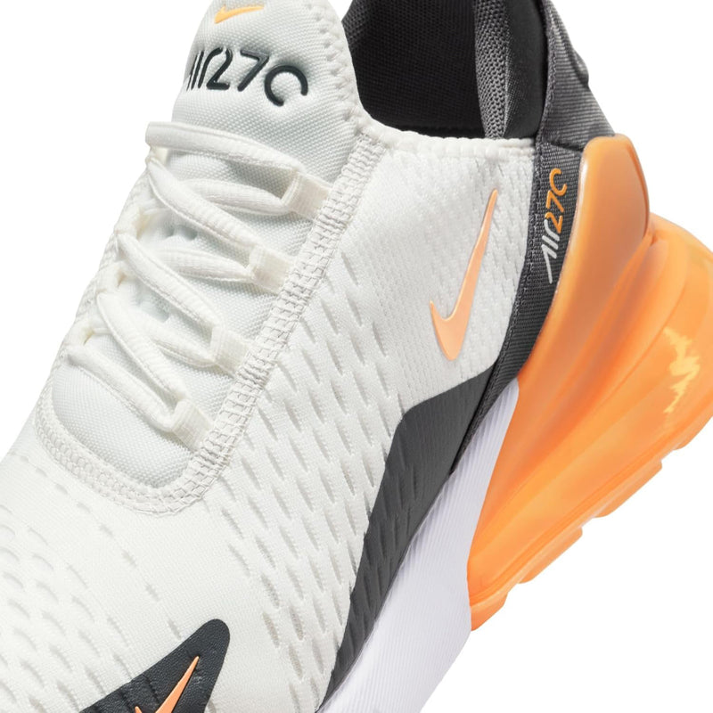 Men's Air Max 270 Summit White/Laser Orange (AH8050 114)