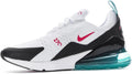 Men's Air Max 270 T White/Rush Pink-Washed Teal (DR9876 100)