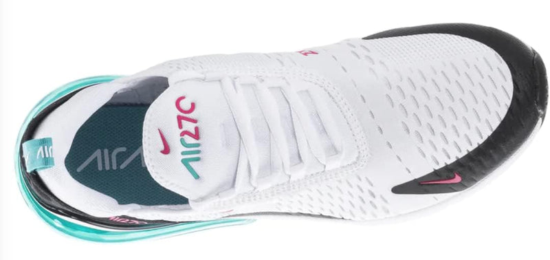 Men's Air Max 270 T White/Rush Pink-Washed Teal (DR9876 100)