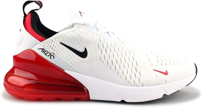 Men's Air Max 270 White/Black-University Red (BV2523 100)