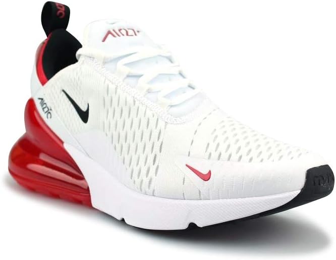 Men's Air Max 270 White/Black-University Red (BV2523 100)