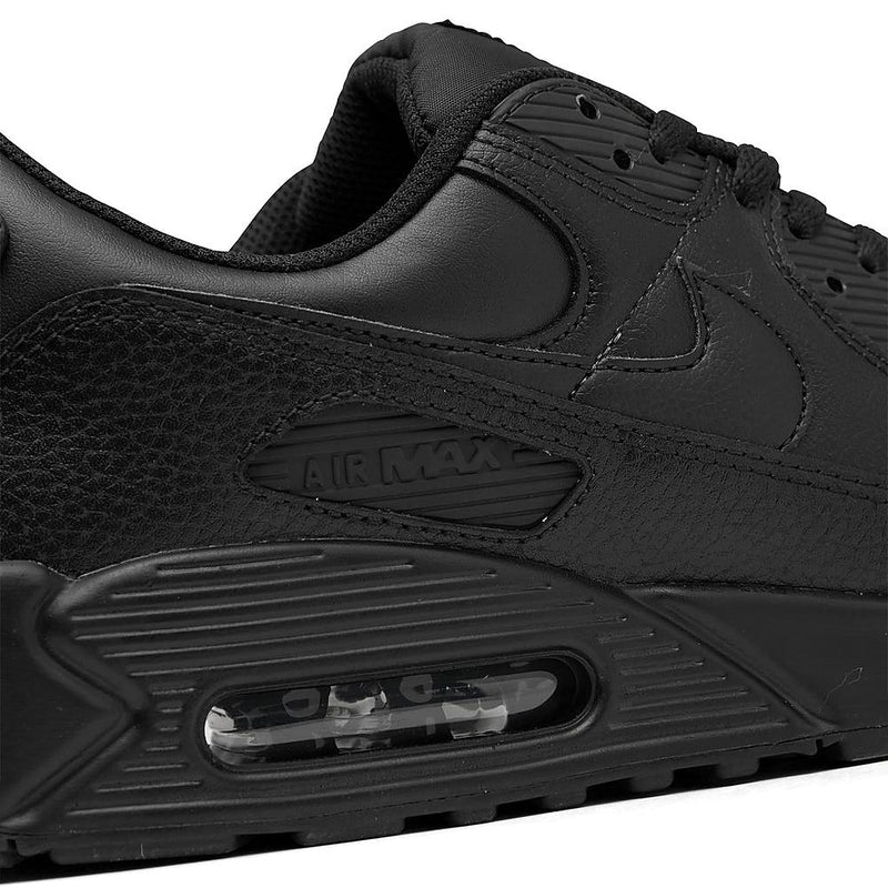 Men's Air Max 90 LTR "Leather Triple Black" Blk/Blk-Blk (CZ5594 001)