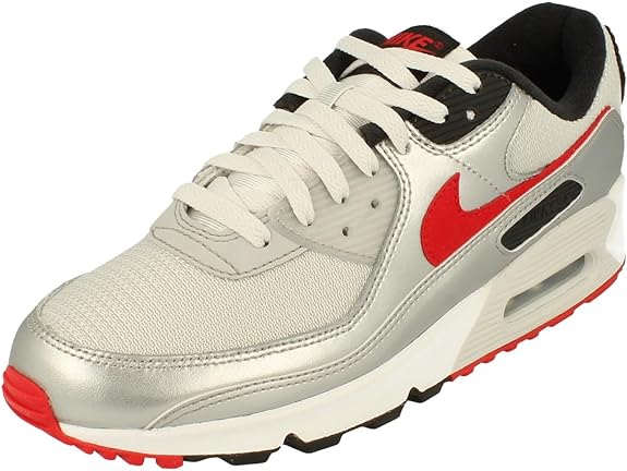 Men's Air Max 90 Photon Dust/University Red (DX4233 001)