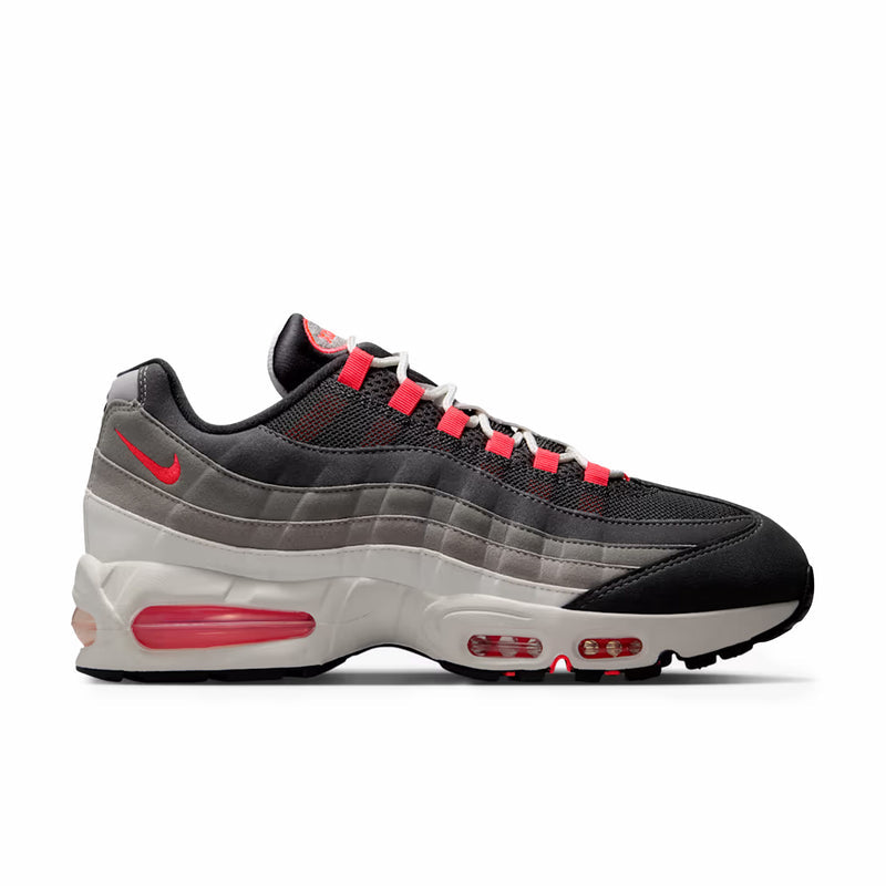 Nike Men's Air Max 95 Big Bubble "Solar Red" (Anthracite/Solar Red) - August Shop