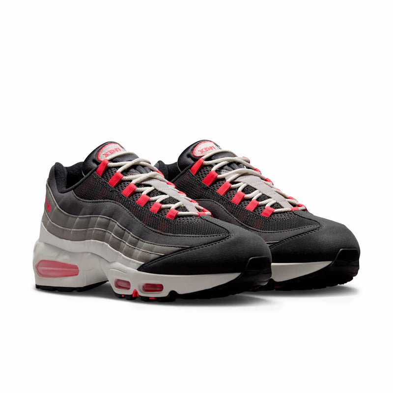 Nike Men's Air Max 95 Big Bubble "Solar Red" (Anthracite/Solar Red) - August Shop