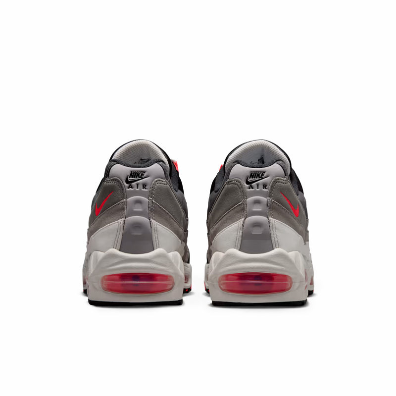 Nike Men's Air Max 95 Big Bubble "Solar Red" (Anthracite/Solar Red) - August Shop