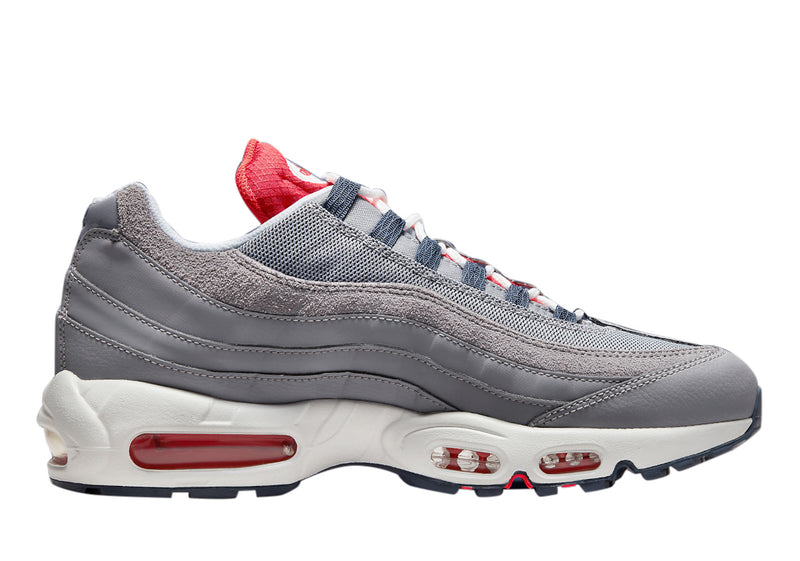 Men's Air Max 95 Cement Grey/Thunder Blue (DB0250 001)