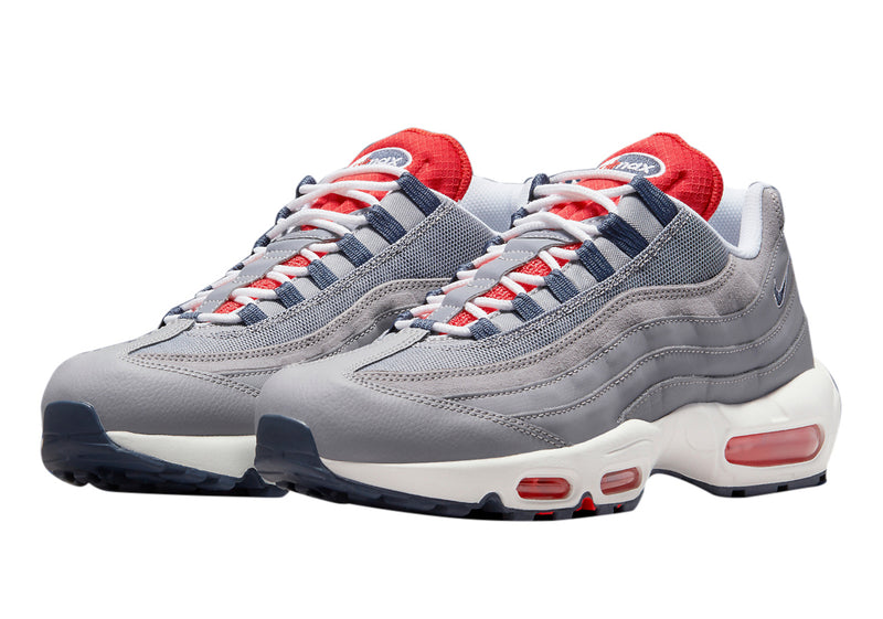 Men's Air Max 95 Cement Grey/Thunder Blue (DB0250 001)