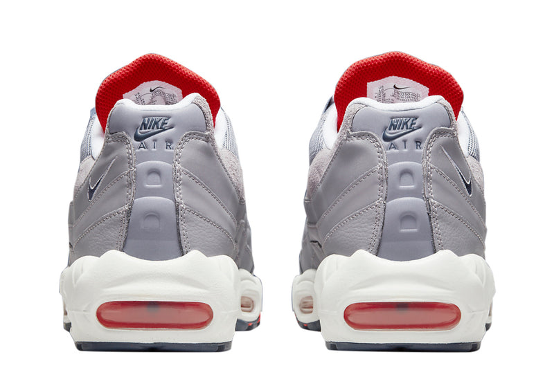 Men's Air Max 95 Cement Grey/Thunder Blue (DB0250 001)