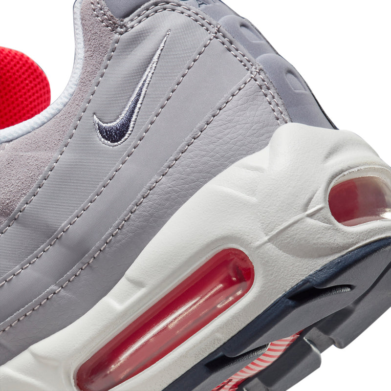 Men's Air Max 95 Cement Grey/Thunder Blue (DB0250 001)