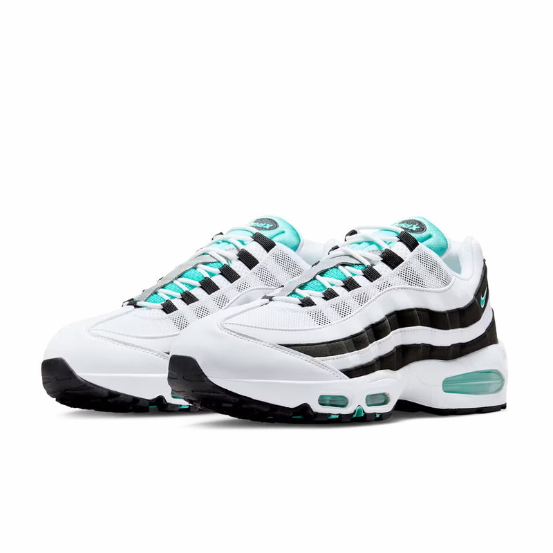 Nike Men's Air Max 95 OG Big Bubble (White/Hyper Jade-Black-Metallic Silver) - August Shop