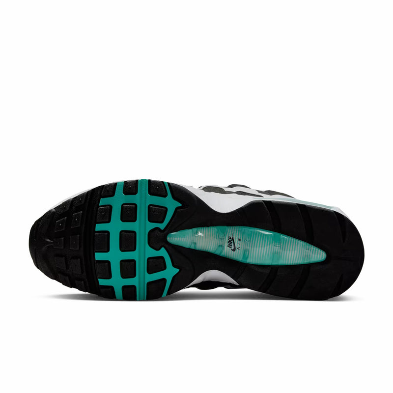 Nike Men's Air Max 95 OG Big Bubble (White/Hyper Jade-Black-Metallic Silver) - August Shop