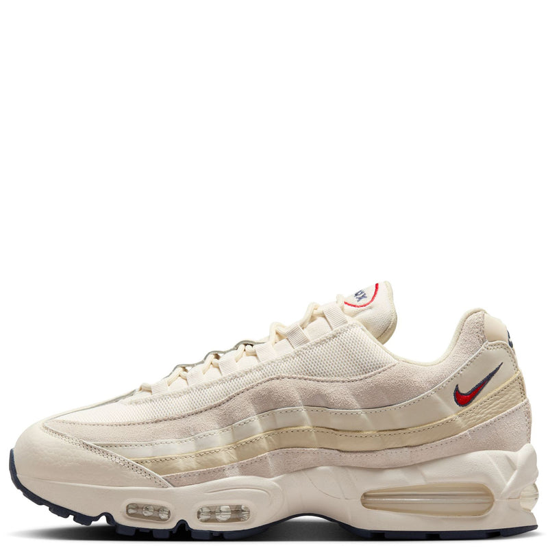 Men's Air Max 95 OG PRM Pale Ivory/University Red (IH4378 110)