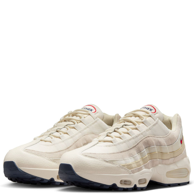 Men's Air Max 95 OG PRM Pale Ivory/University Red (IH4378 110)