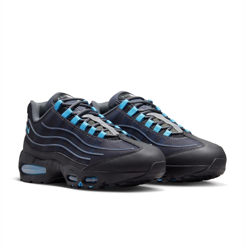 Nike Men's Air Max 95 Tech (Black/University Blue) - August Shop