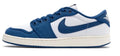 Men's AJKO 1 Low White/Dark Royal Blue-Sail (DX4981 103)