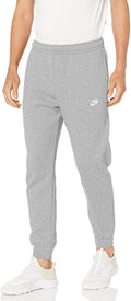 Men's Dk Grey Heather/Matte Silver/Wht Sportswear Club Joggers