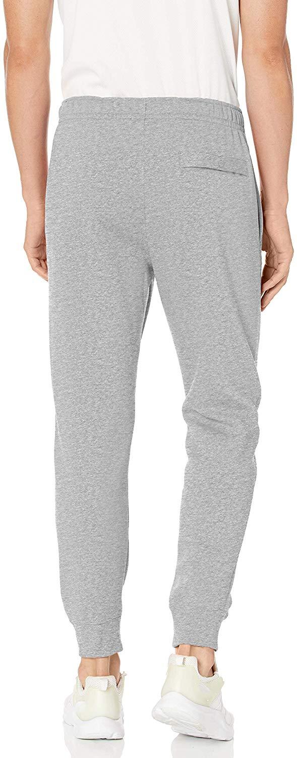 Men's Dk Grey Heather/Matte Silver/Wht Sportswear Club Joggers
