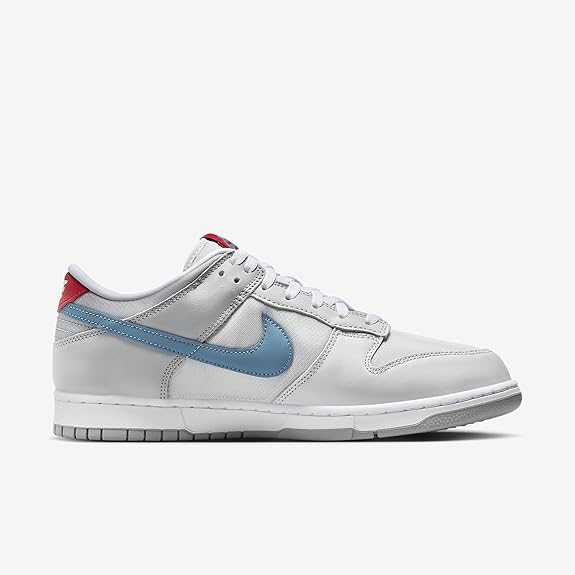 Men's Dunk Low QS Metallic Silver/Aegean Storm (HF0391 001)