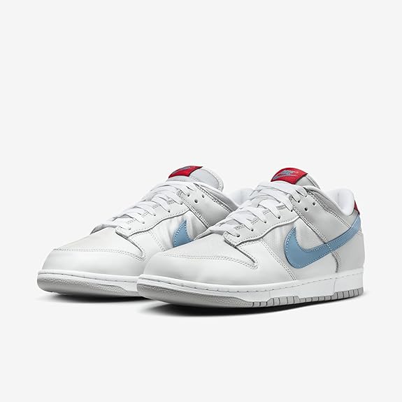 Men's Dunk Low QS Metallic Silver/Aegean Storm (HF0391 001)