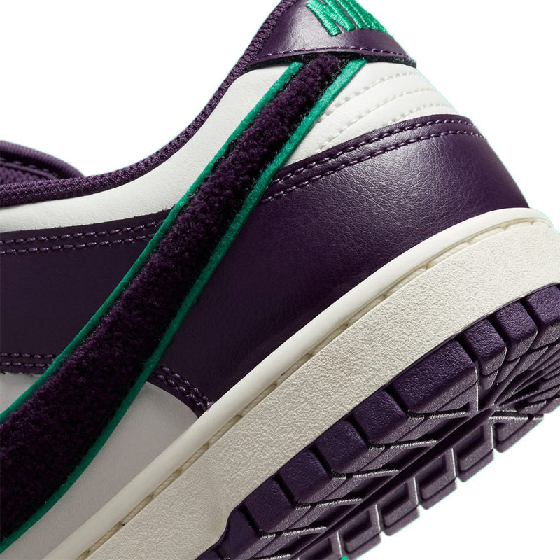 Men's Dunk Low Retro "Chenille Swoosh" Sl/Grand Prple (DQ7683 100)