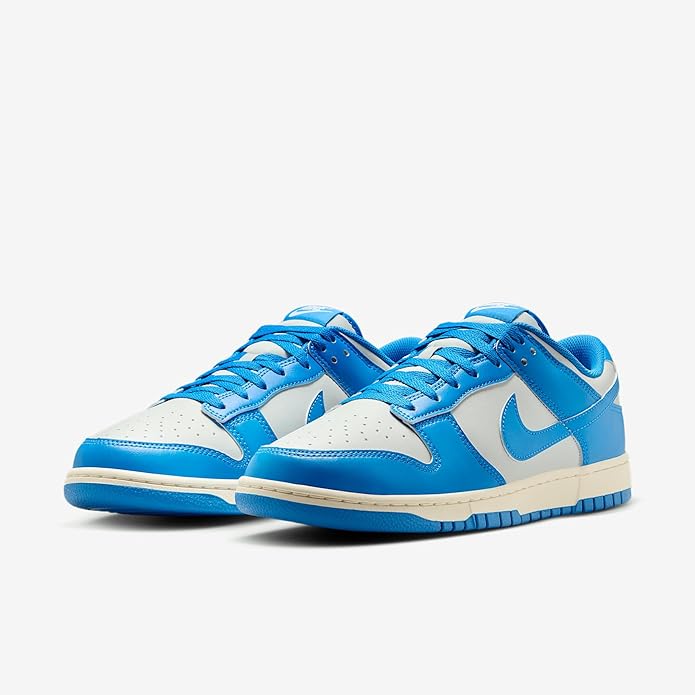 Men's Dunk Low Retro Light Silver/LT Photo Blue (HF5441 002)
