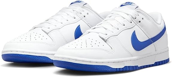 Men's Dunk Low Retro White/Hyper Royal (DV0831 104)