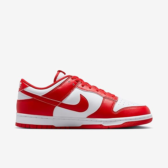 Men's Dunk Low Retro White/University Red-White (HF5441 104)