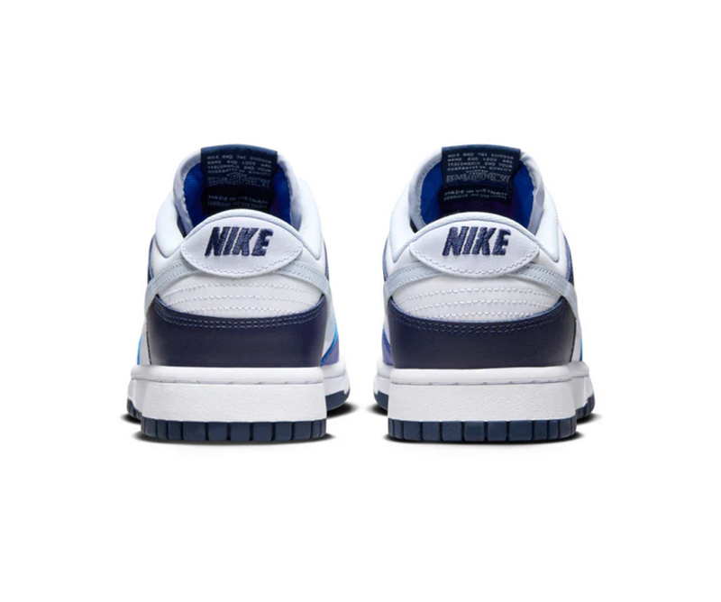 Men's Dunk Low White/Football Grey-Game Royal (FQ8826 100)