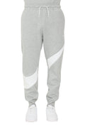 Men's Gray/White Sportswear Swoosh Tech Fleece Pants