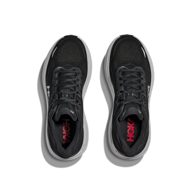 Men's HOKA Bondi 9 Black/Vermillion (1162011-BKVR)