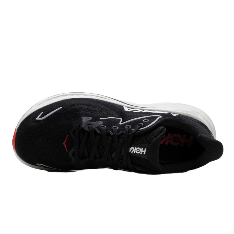 Men's HOKA Clifton 10 Black/Silver (1162030-BKSV)