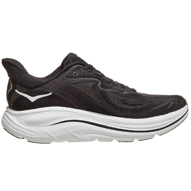 Men's HOKA Clifton 10 Black/White (1162030-BWHT)