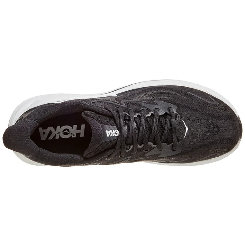 Men's HOKA Clifton 10 Black/White (1162030-BWHT)
