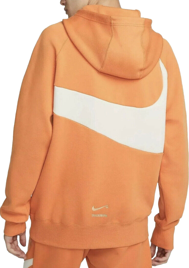 Men's Hot Cr/Prl Wht Sportswear Swoosh Tech Fleece Pullover Hoodie