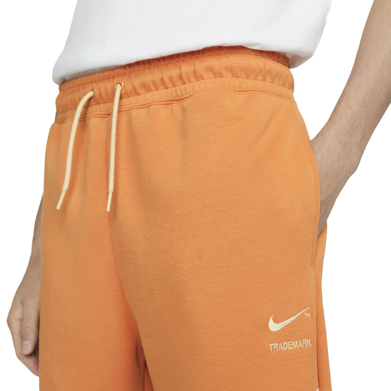 Men's Hot Curry/Pearl White Sportswear Swoosh Tech Fleece Pants