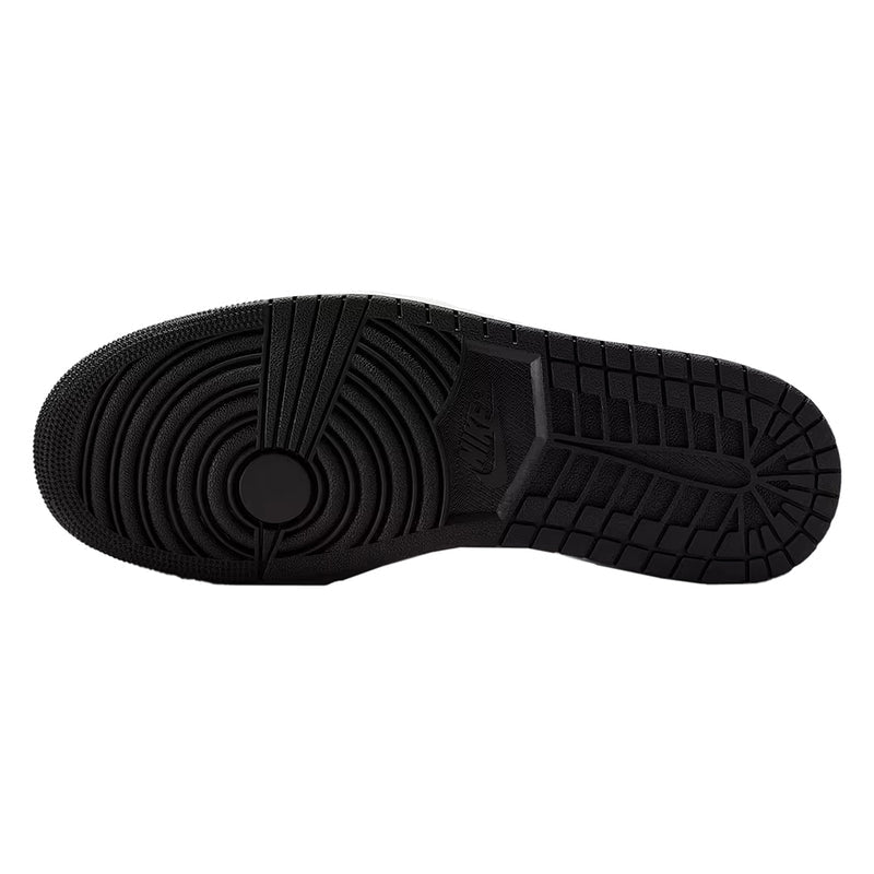 Men's Jordan 1 Low Black/Starfish-White-Sail (553558 081)