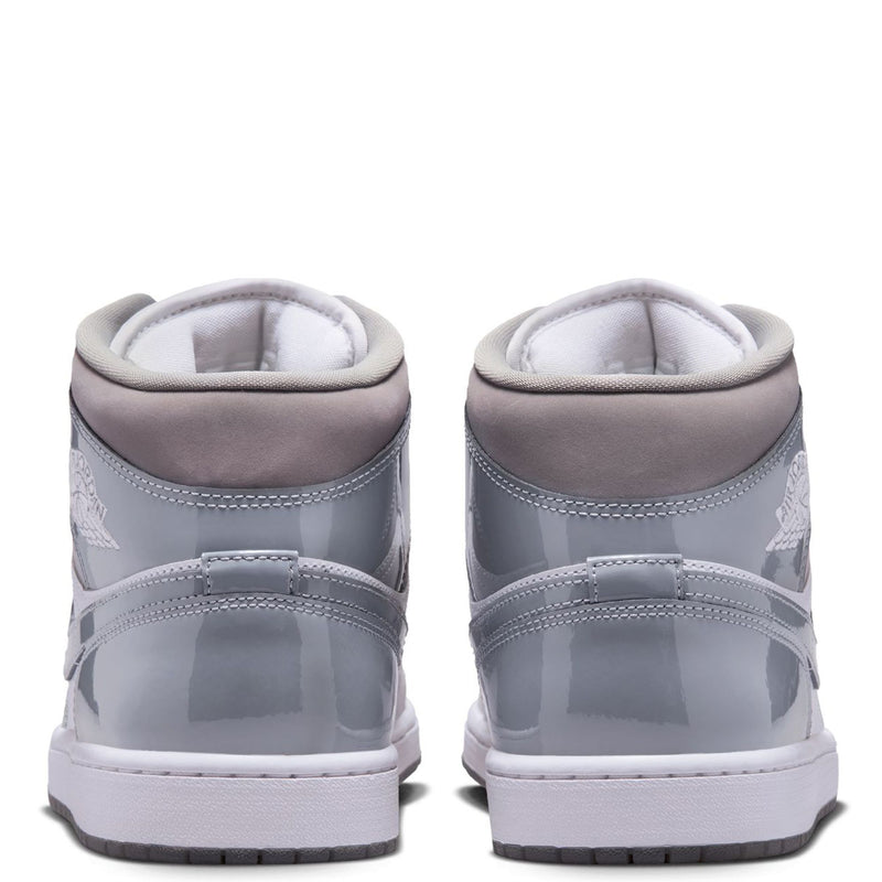 Men's Jordan 1 Low Mid White/Cool Grey-Medium Grey (HF3216 100)